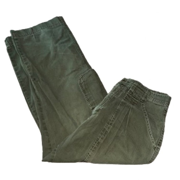 Eddie Bauer army green cargo pants size 31 - Picture 2 of 5